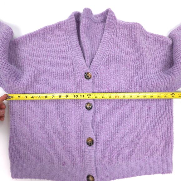 BAUM UND PFERDGARTEN Alpaca Wool Corsica Lofty Cardigan Lavender Soft Girl Y2k - Picture 4 of 7